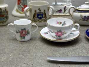 Miniature porcelain, including Spode and Coalport - 4