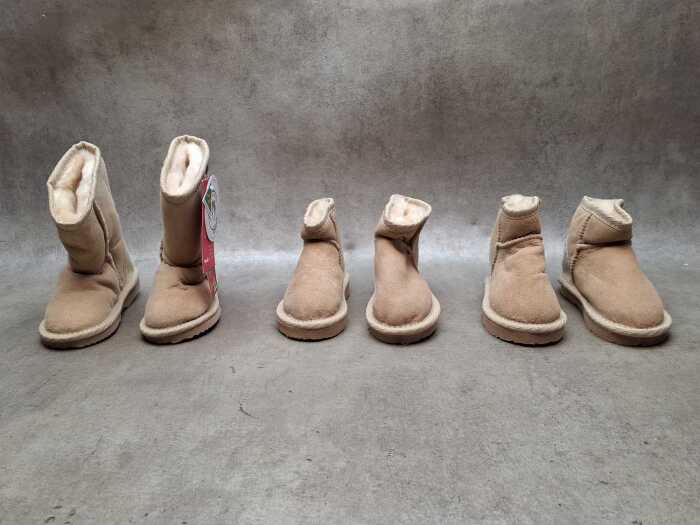 Three Jumbo UGG Boots New size 6-7 (baby)