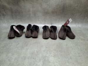 Three Jumbo UGG and Koalabi Boots New baby slippers in chocolate