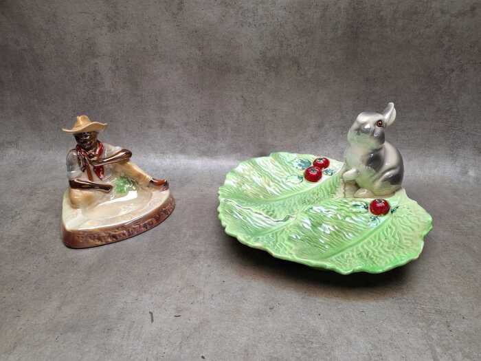 Two Wembley Ware porcelain pieces