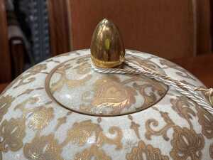 Chinese ceramic ginger jar with gilt decoration - 3