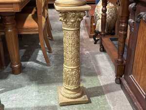 Gilt composition figure of a classical maiden - 4