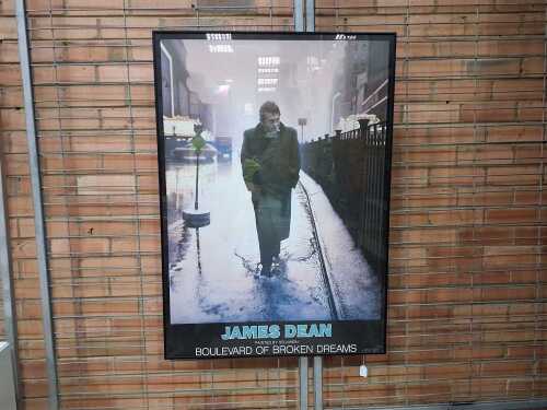 After Helwein, Boulevard of Broken Dreams: James Dean framed poster print