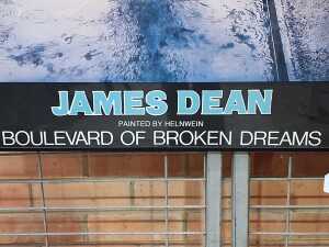 After Helwein, Boulevard of Broken Dreams: James Dean framed poster print - 2