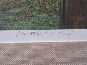 After Kenneth Jack, The Quadrangle, Melbourne University. Print on paper - 3