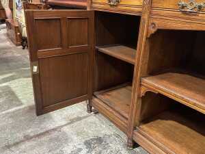 Australian-made Edwardian timber mirror-back sideboard, circa 1905 - 4