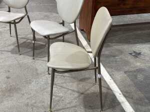 Set of three mid-century dining chairs - 2