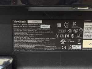 ViewSonic 27-inch LCD monitor - 3