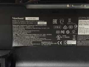 ViewSonic 27-inch LCD monitor - 3