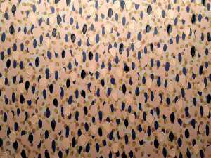 Artist unknown, Multi Spot. Print on canvas with acrylic paint embellishments - 2
