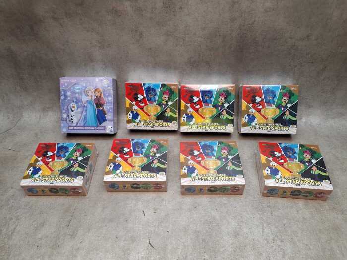 Card.Fun Asian collector trading cards, including All-Star Sports and Frozen