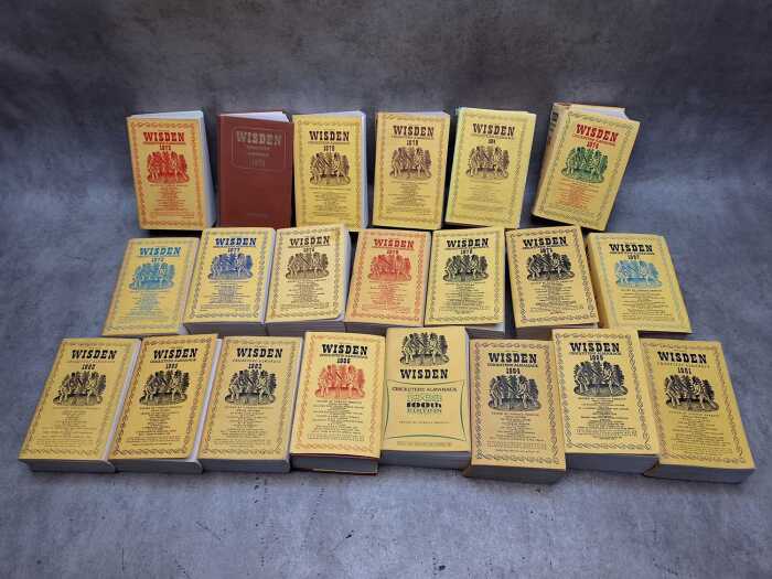 John Wisden Cricketers' Almanac from the 60s and 70s