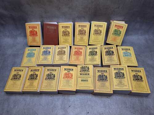John Wisden Cricketers' Almanac from the 60s and 70s