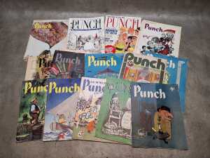 10 volumes of Punch annuals, 1910 to 1914 - 2