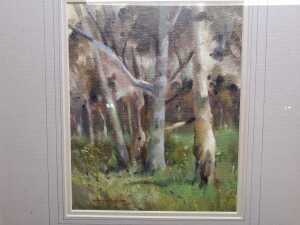 Two original Australian paintings, including Pat Sands and Colin S. Waddingham - 3