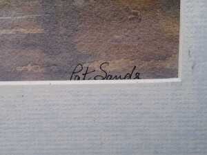 Two original Australian paintings, including Pat Sands and Colin S. Waddingham - 5