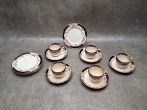 English porcelain and ceramic trios and duos - 2