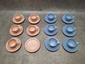 English porcelain and ceramic trios and duos - 5