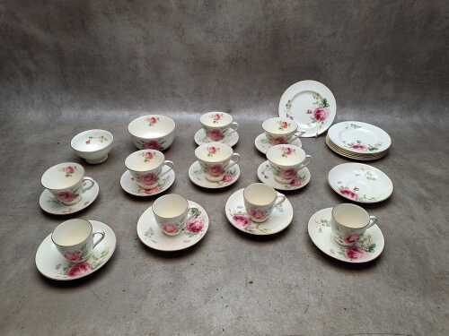 Royal Doulton 'June' porcelain part tea and coffee setting