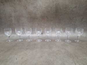 Three sets of cut crystal glasses - 2