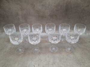 Three sets of cut crystal glasses - 3