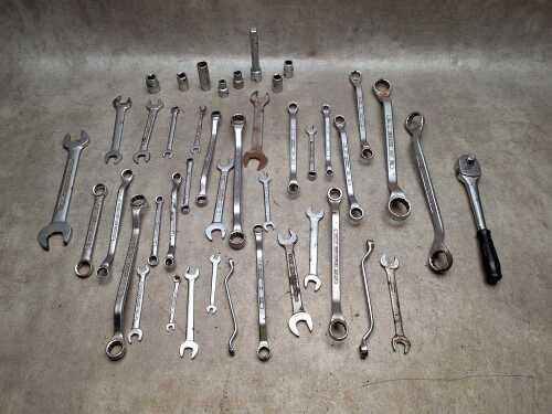 Sidchrome open and ring spanners including metric, Whitworth and American Fine