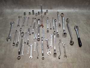 Sidchrome open and ring spanners including metric, Whitworth and American Fine