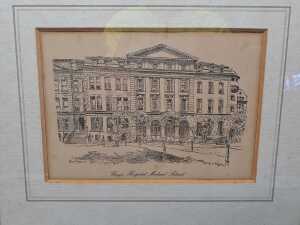 Four framed architectural prints after Hanslip Fletcher - 4