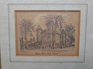Four framed architectural prints after Hanslip Fletcher - 5