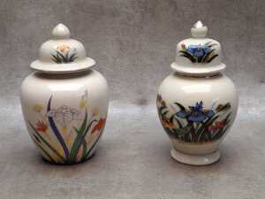 Eight Oriental ginger jars and one lidded dish - 3