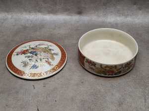 Eight Oriental ginger jars and one lidded dish - 5