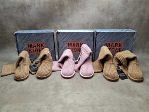 Three NEW IN BOX Mark Stone 'Cardy Knit Boots'