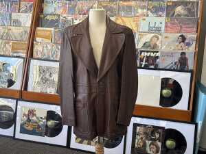 Creazioni Zinaldi brown leather jacket
