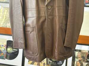 Creazioni Zinaldi brown leather jacket - 3