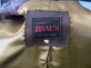 Creazioni Zinaldi brown leather jacket - 5