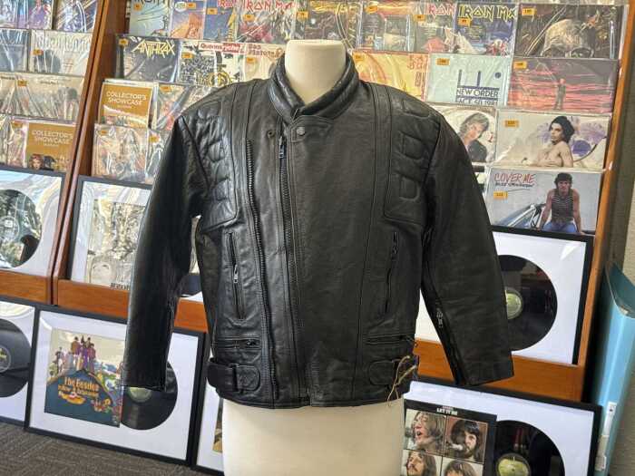 A&P Musall Leather black leather jacket