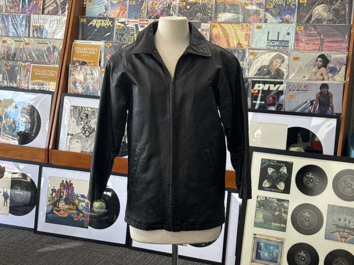 Huski Explorer black leather jacket