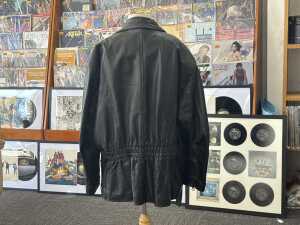 Motoranza black leather jacket - 4