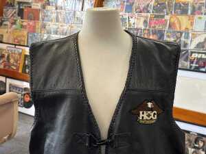 Bikers Gear black leather vest - 2