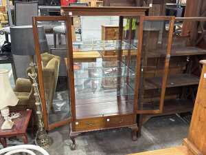 Display mirror-backed cabinet - 2