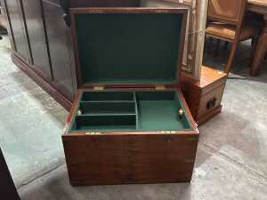 Brass-bound storage chest - 2