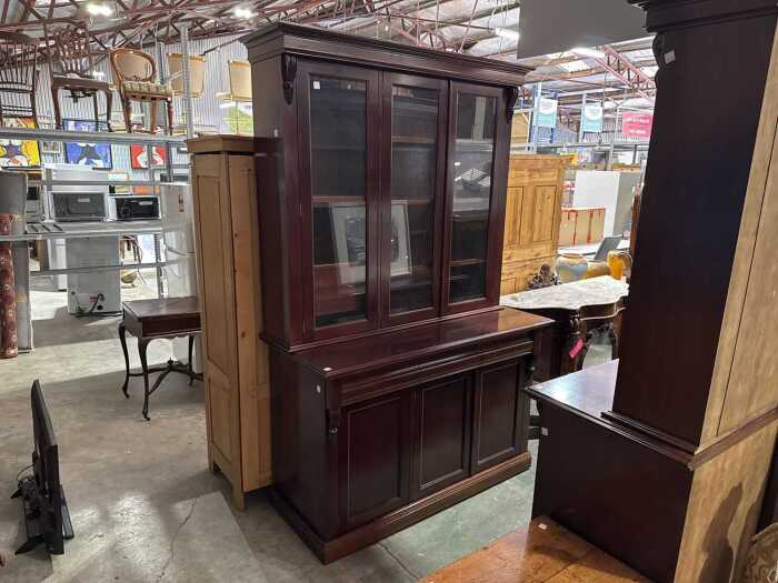 Glazed bookcase