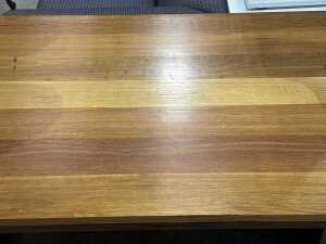 Contemporary timber dining table - 2