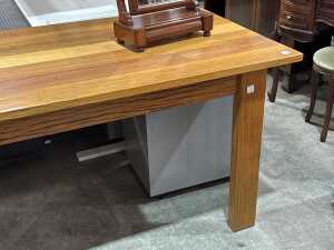 Contemporary timber dining table - 3