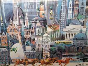 After Charles Billich, The Australian Bicentenary: Melbourne reproduction print on paper - 2