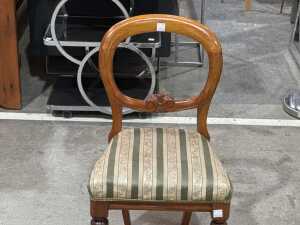 Victorian mahogany balloon-back dining chair - 3