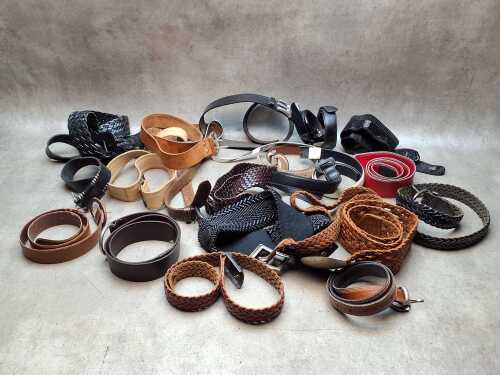 Vintage and contemporary belts