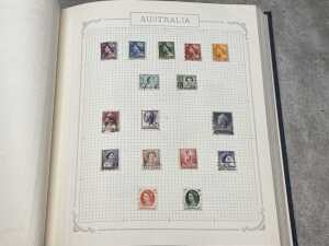 Stamp album with Austalia and World stamps - 2
