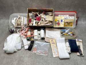 Sewing accessories, including Gutermann thread