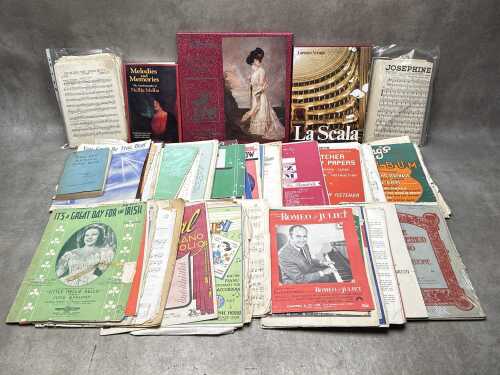 Early sheet music and books